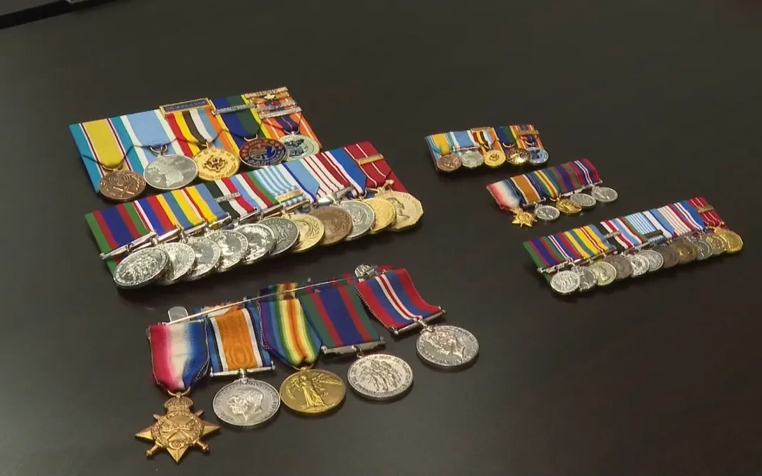 Regimental Museum Donation – CWO (Ret’d) Berkeley Albert James Franklin’s Medals
